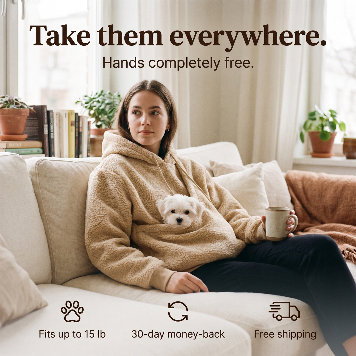 PupPouch™ Carrier Hoodie — Keep Them Close, Always