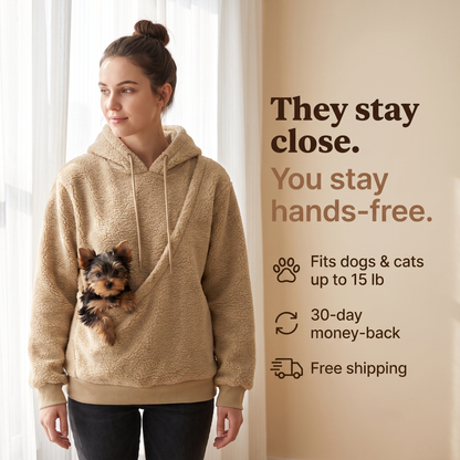 PupPouch™ Carrier Hoodie — Keep Them Close, Always